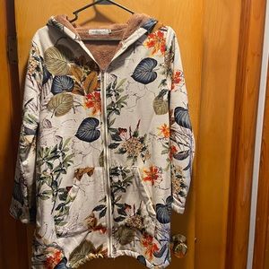 Vintage inspired hooded sweater!!